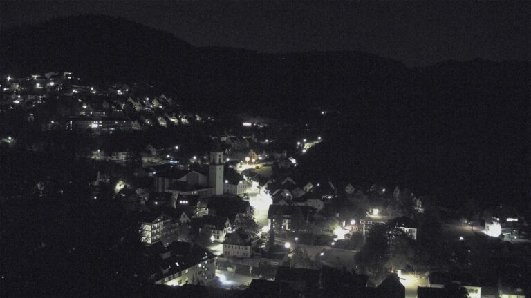 Dieses Bild zeigt eine Webcam-Aufnahme von Ottenhöfen, aufgenommen am Dienstag, den 06.10.2026 um 23:00 Uhr