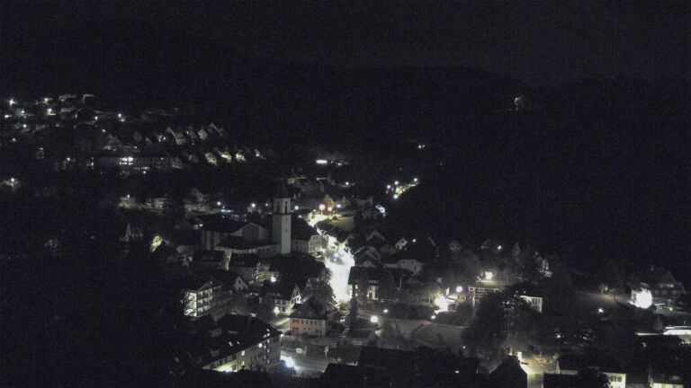 Dieses Bild zeigt eine Webcam-Aufnahme von Ottenhöfen, aufgenommen am Donnerstag, den 08.10.2026 um 04:30 Uhr