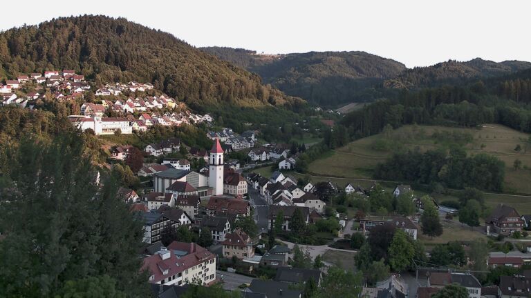 Dieses Bild zeigt eine Webcam-Aufnahme von Ottenhöfen, aufgenommen am Sonntag, den 02.08.2026 um 20:20 Uhr