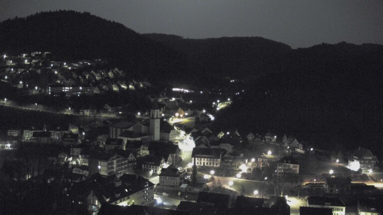 Dieses Bild zeigt eine Webcam-Aufnahme von Ottenhöfen, aufgenommen am Samstag, den 07.03.2026 um 02:00 Uhr