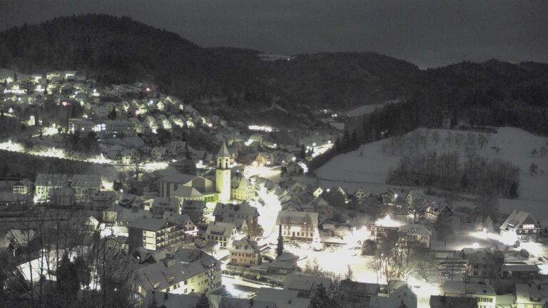 Dieses Bild zeigt eine Webcam-Aufnahme von Ottenhöfen, aufgenommen am Samstag, den 03.01.2026 um 05:40 Uhr