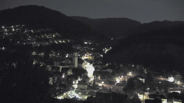 Dieses Bild zeigt eine Webcam-Aufnahme von Ottenhöfen, aufgenommen am Sonntag, den 02.08.2026 um 04:30 Uhr