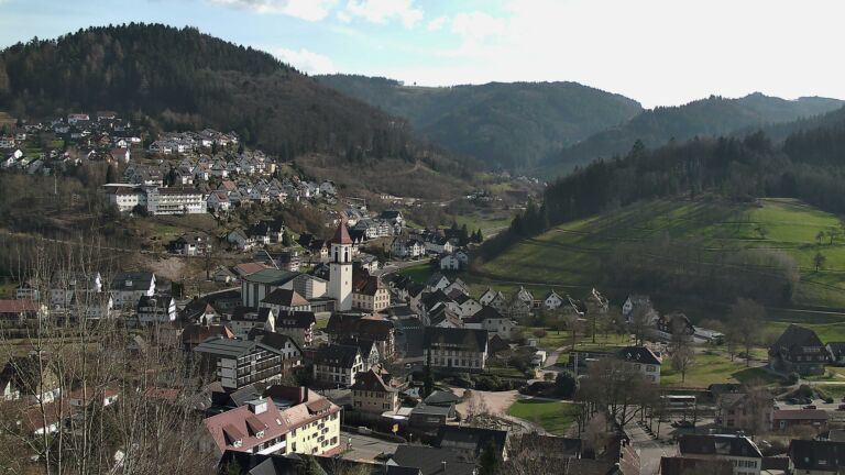 Dieses Bild zeigt eine Webcam-Aufnahme von Ottenhöfen, aufgenommen am Dienstag, den 03.03.2026 um 15:10 Uhr