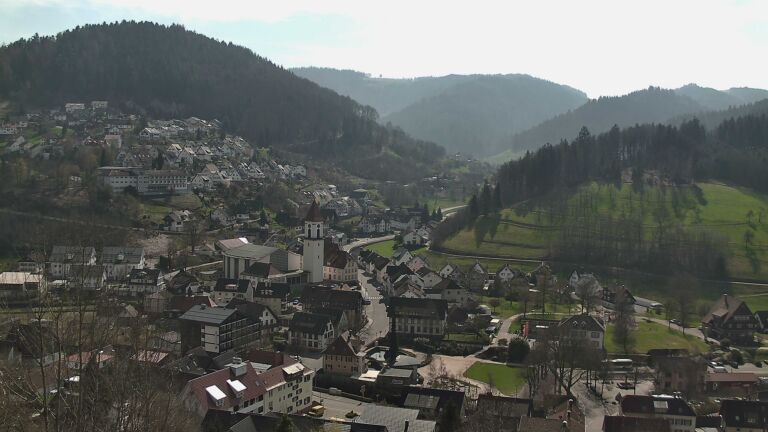 Dieses Bild zeigt eine Webcam-Aufnahme von Ottenhöfen, aufgenommen am Donnerstag, den 19.03.2026 um 12:20 Uhr