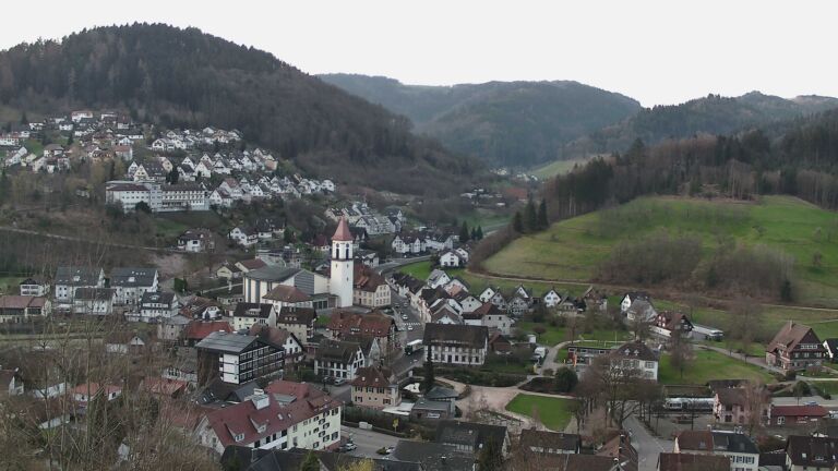 Dieses Bild zeigt eine Webcam-Aufnahme von Ottenhöfen, aufgenommen am Dienstag, den 24.03.2026 um 06:50 Uhr