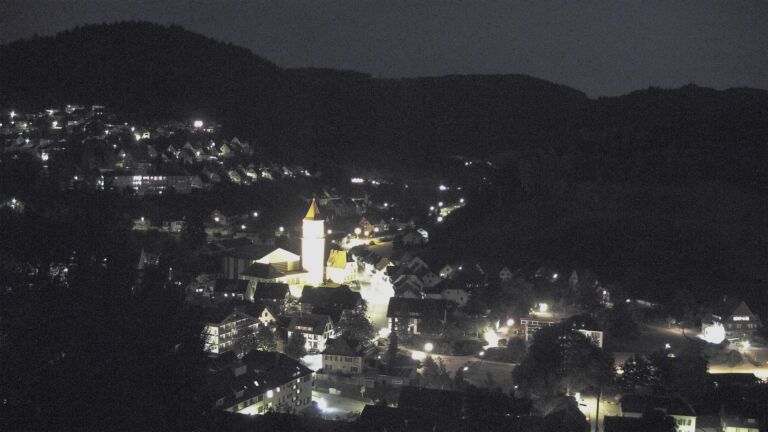 Dieses Bild zeigt eine Webcam-Aufnahme von Ottenhöfen, aufgenommen am Montag, den 03.08.2026 um 22:00 Uhr