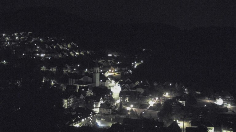 Dieses Bild zeigt eine Webcam-Aufnahme von Ottenhöfen, aufgenommen am Mittwoch, den 05.08.2026 um 23:30 Uhr