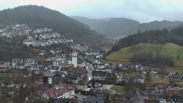 Dieses Bild zeigt eine Webcam-Aufnahme von Ottenhöfen, aufgenommen am Mittwoch, den 11.02.2026 um 07:50 Uhr