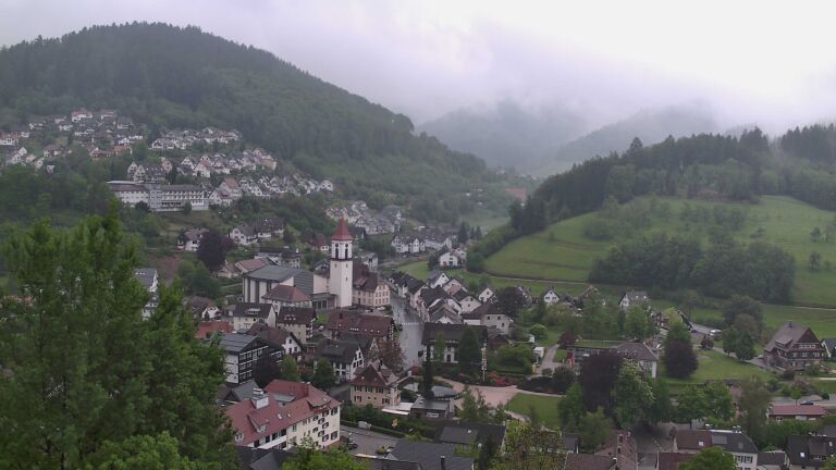 Dieses Bild zeigt eine Webcam-Aufnahme von Ottenhöfen, aufgenommen am Donnerstag, den 07.05.2026 um 06:50 Uhr