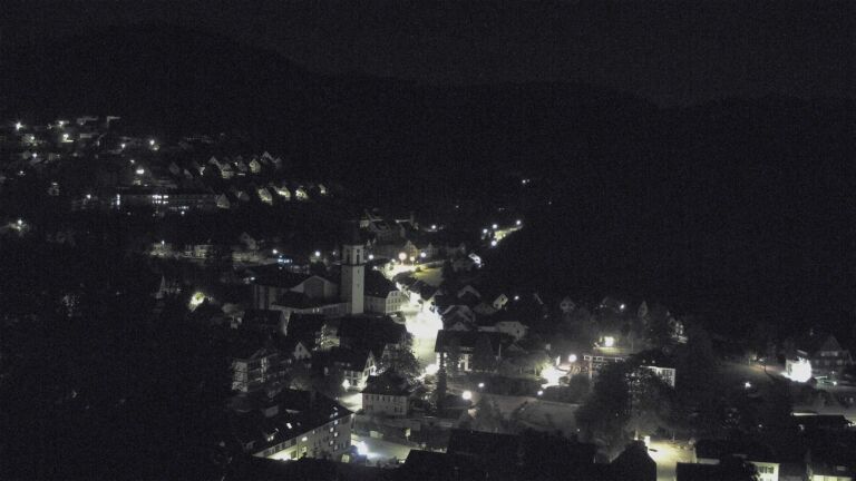 Dieses Bild zeigt eine Webcam-Aufnahme von Ottenhöfen, aufgenommen am Donnerstag, den 15.10.2026 um 03:00 Uhr