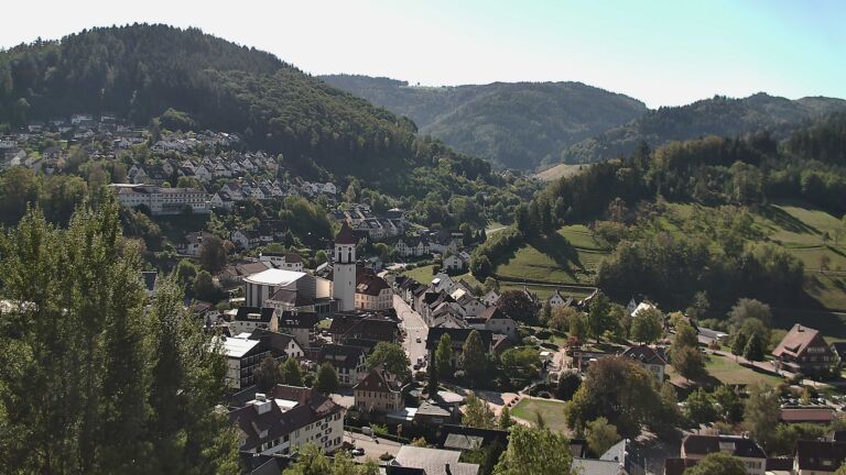 Dieses Bild zeigt eine Webcam-Aufnahme von Ottenhöfen, aufgenommen am Samstag, den 26.09.2026 um 11:30 Uhr