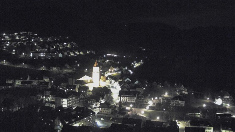 Dieses Bild zeigt eine Webcam-Aufnahme von Ottenhöfen, aufgenommen am Dienstag, den 17.02.2026 um 22:30 Uhr