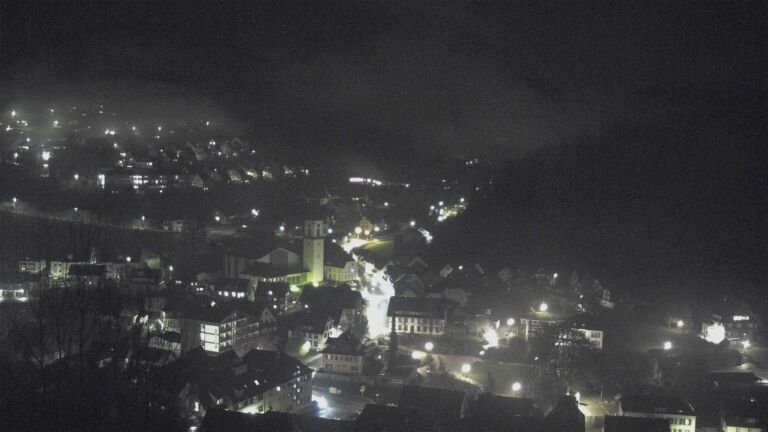 Dieses Bild zeigt eine Webcam-Aufnahme von Ottenhöfen, aufgenommen am Sonntag, den 12.04.2026 um 22:00 Uhr