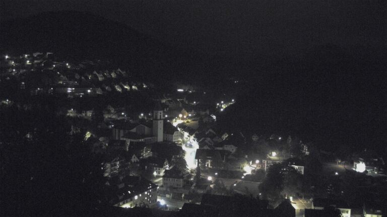 Dieses Bild zeigt eine Webcam-Aufnahme von Ottenhöfen, aufgenommen am Freitag, den 02.10.2026 um 02:00 Uhr