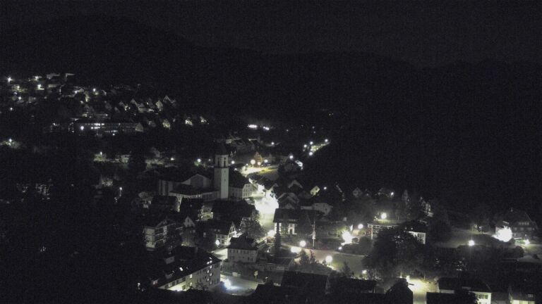 Dieses Bild zeigt eine Webcam-Aufnahme von Ottenhöfen, aufgenommen am Mittwoch, den 13.05.2026 um 01:30 Uhr