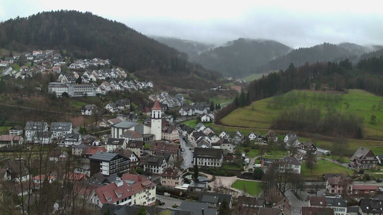 Dieses Bild zeigt eine Webcam-Aufnahme von Ottenhöfen, aufgenommen am Samstag, den 14.03.2026 um 10:10 Uhr