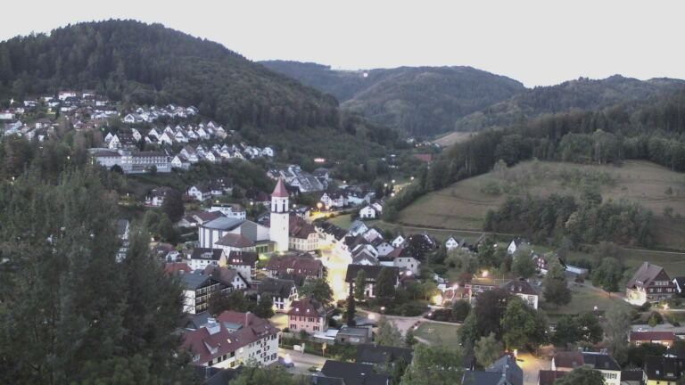 Dieses Bild zeigt eine Webcam-Aufnahme von Ottenhöfen, aufgenommen am Dienstag, den 01.09.2026 um 06:10 Uhr