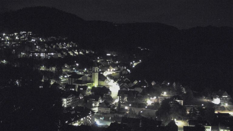 Dieses Bild zeigt eine Webcam-Aufnahme von Ottenhöfen, aufgenommen am Mittwoch, den 02.09.2026 um 21:30 Uhr