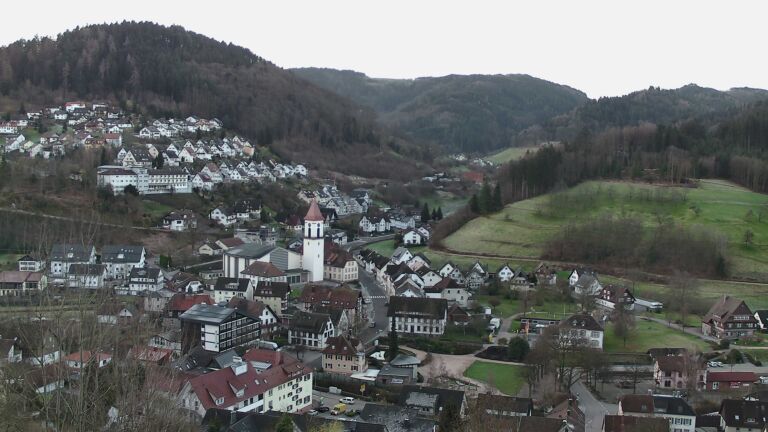 Dieses Bild zeigt eine Webcam-Aufnahme von Ottenhöfen, aufgenommen am Freitag, den 13.03.2026 um 07:10 Uhr