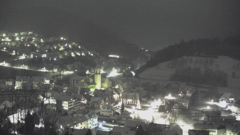 Dieses Bild zeigt eine Webcam-Aufnahme von Ottenhöfen, aufgenommen am Freitag, den 02.01.2026 um 05:50 Uhr