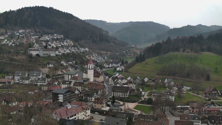 Dieses Bild zeigt eine Webcam-Aufnahme von Ottenhöfen, aufgenommen am Samstag, den 21.03.2026 um 12:40 Uhr