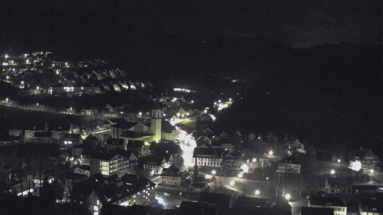 Dieses Bild zeigt eine Webcam-Aufnahme von Ottenhöfen, aufgenommen am Donnerstag, den 12.02.2026 um 05:40 Uhr
