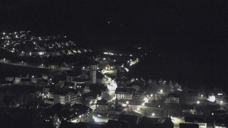 Dieses Bild zeigt eine Webcam-Aufnahme von Ottenhöfen, aufgenommen am Samstag, den 14.03.2026 um 23:30 Uhr