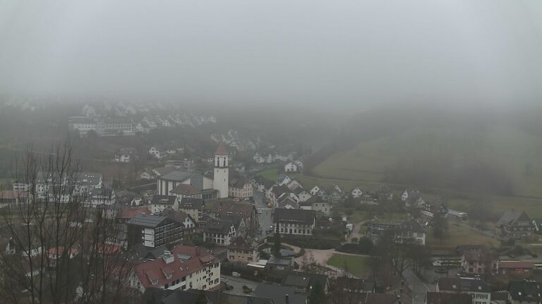 Dieses Bild zeigt eine Webcam-Aufnahme von Ottenhöfen, aufgenommen am Samstag, den 14.02.2026 um 11:40 Uhr