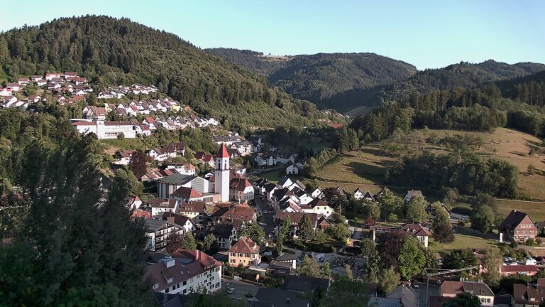 Dieses Bild zeigt eine Webcam-Aufnahme von Ottenhöfen, aufgenommen am Samstag, den 11.07.2026 um 20:00 Uhr