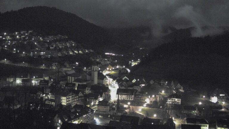 Dieses Bild zeigt eine Webcam-Aufnahme von Ottenhöfen, aufgenommen am Montag, den 30.03.2026 um 23:30 Uhr