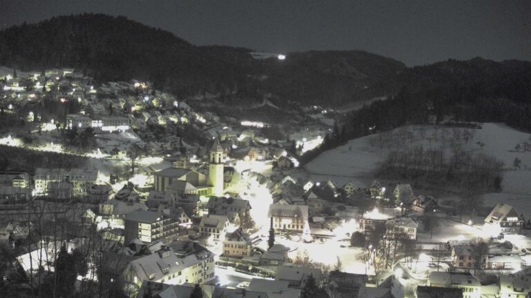 Dieses Bild zeigt eine Webcam-Aufnahme von Ottenhöfen, aufgenommen am Montag, den 05.01.2026 um 06:20 Uhr