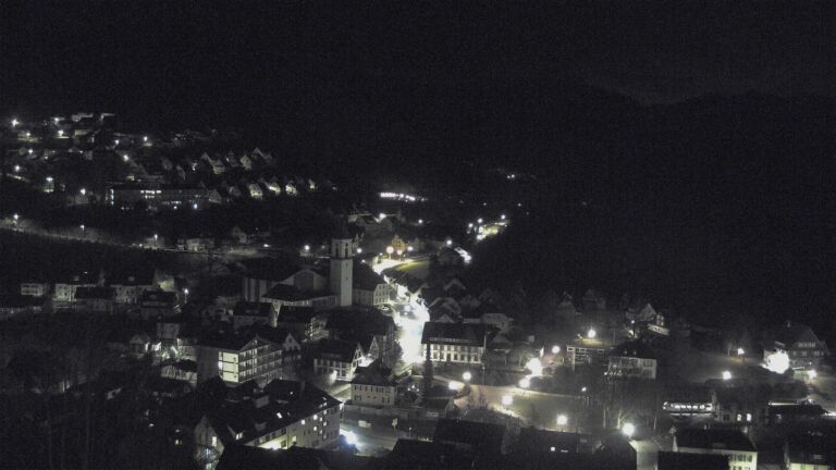 Dieses Bild zeigt eine Webcam-Aufnahme von Ottenhöfen, aufgenommen am Freitag, den 13.02.2026 um 04:00 Uhr