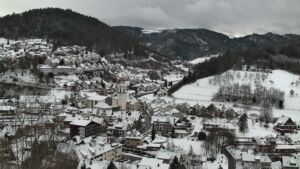 Dieses Bild zeigt eine Webcam-Aufnahme von Ottenhöfen, aufgenommen am Donnerstag, den 08.01.2026 um 08:50 Uhr