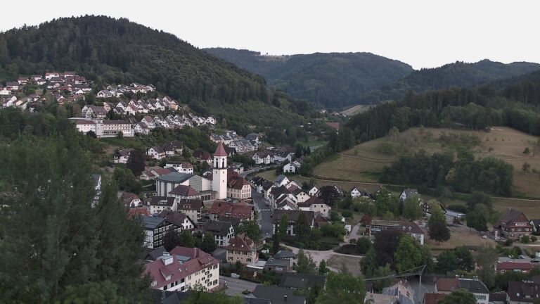 Dieses Bild zeigt eine Webcam-Aufnahme von Ottenhöfen, aufgenommen am Mittwoch, den 29.07.2026 um 21:00 Uhr