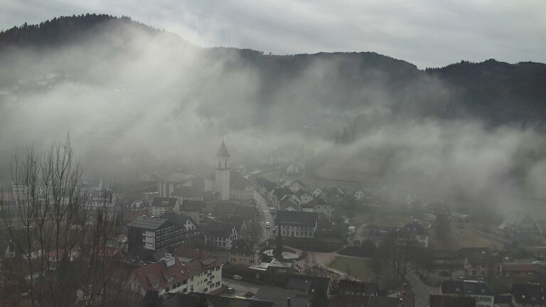 Dieses Bild zeigt eine Webcam-Aufnahme von Ottenhöfen, aufgenommen am Mittwoch, den 04.02.2026 um 11:00 Uhr