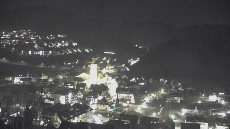 Dieses Bild zeigt eine Webcam-Aufnahme von Ottenhöfen, aufgenommen am Freitag, den 26.12.2025 um 20:40 Uhr