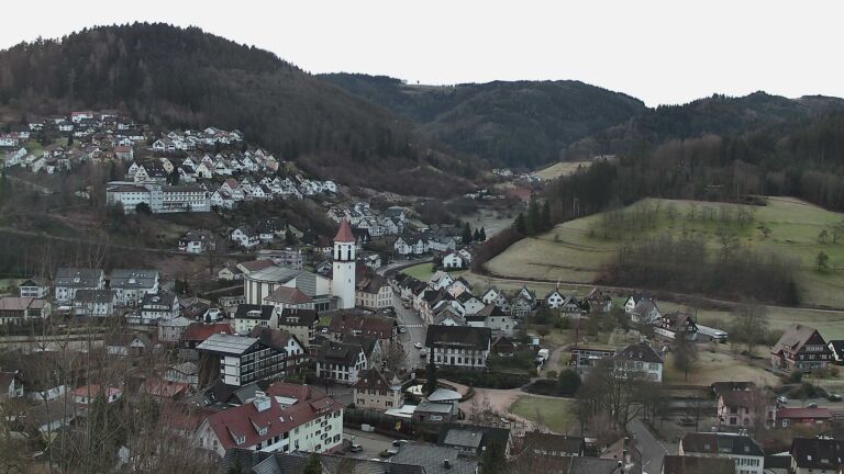 Dieses Bild zeigt eine Webcam-Aufnahme von Ottenhöfen, aufgenommen am Mittwoch, den 04.02.2026 um 08:10 Uhr