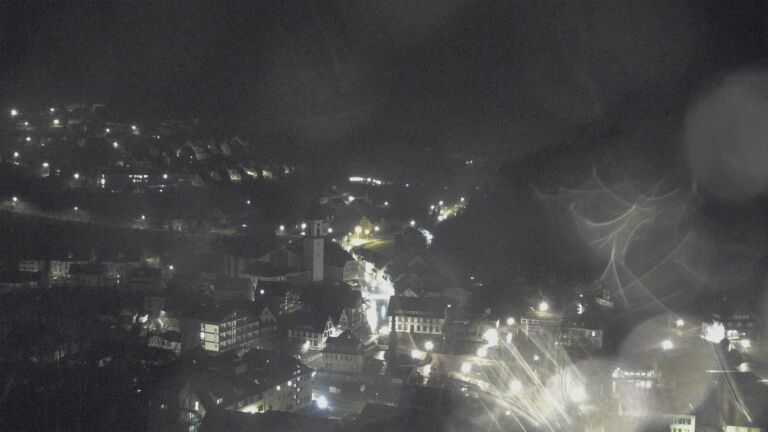 Dieses Bild zeigt eine Webcam-Aufnahme von Ottenhöfen, aufgenommen am Montag, den 16.02.2026 um 04:00 Uhr