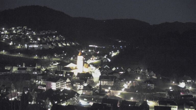 Dieses Bild zeigt eine Webcam-Aufnahme von Ottenhöfen, aufgenommen am Freitag, den 20.03.2026 um 19:40 Uhr