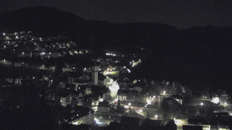 Dieses Bild zeigt eine Webcam-Aufnahme von Ottenhöfen, aufgenommen am Sonntag, den 26.04.2026 um 03:30 Uhr
