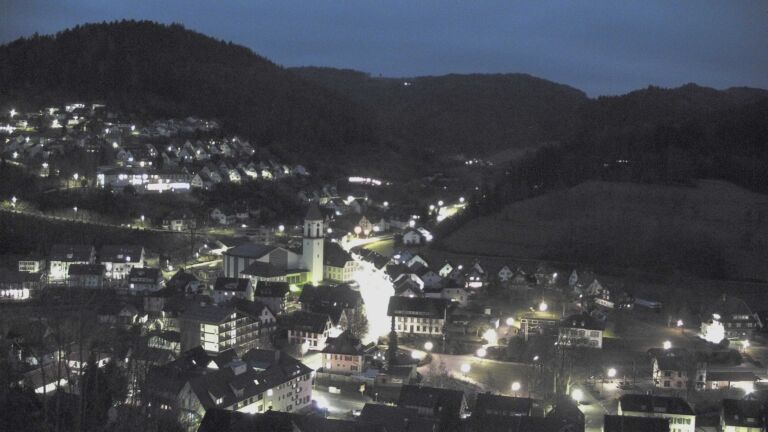 Dieses Bild zeigt eine Webcam-Aufnahme von Ottenhöfen, aufgenommen am Montag, den 09.02.2026 um 07:00 Uhr