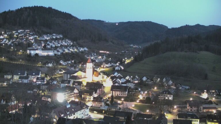 Dieses Bild zeigt eine Webcam-Aufnahme von Ottenhöfen, aufgenommen am Donnerstag, den 05.03.2026 um 18:50 Uhr