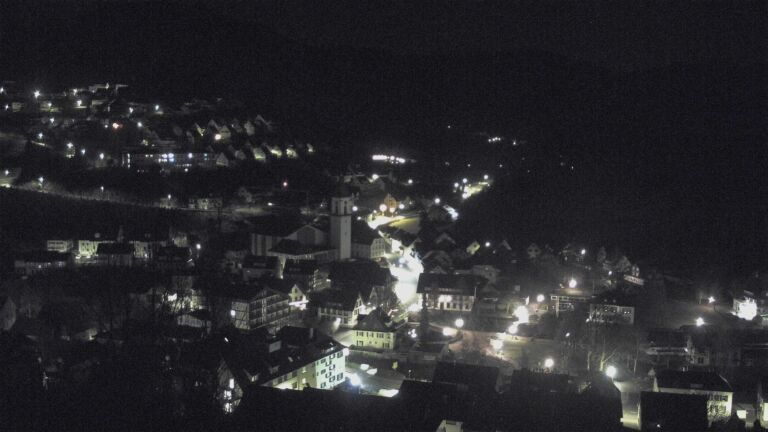 Dieses Bild zeigt eine Webcam-Aufnahme von Ottenhöfen, aufgenommen am Donnerstag, den 18.12.2025 um 03:00 Uhr