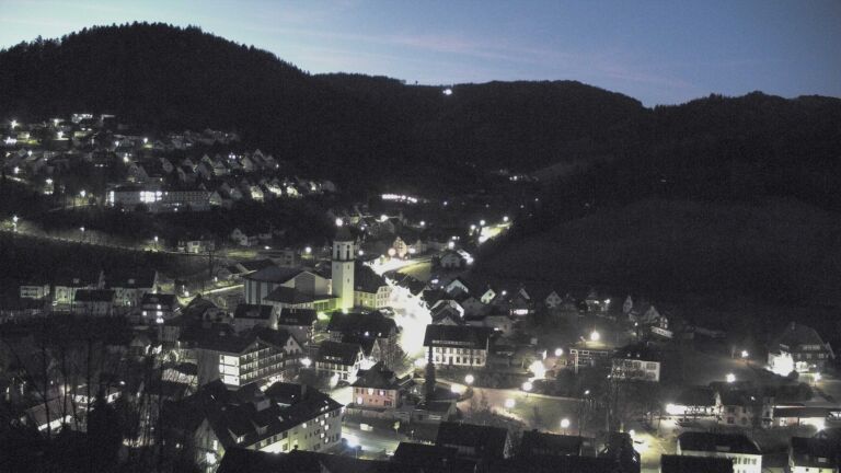 Dieses Bild zeigt eine Webcam-Aufnahme von Ottenhöfen, aufgenommen am Donnerstag, den 26.02.2026 um 06:20 Uhr