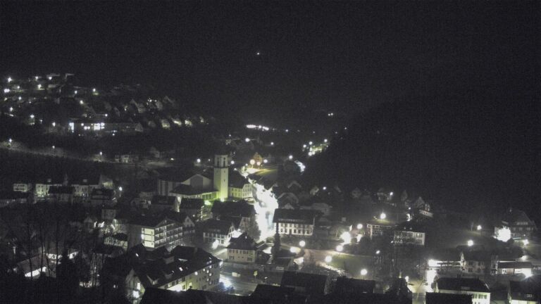 Dieses Bild zeigt eine Webcam-Aufnahme von Ottenhöfen, aufgenommen am Samstag, den 14.03.2026 um 05:00 Uhr