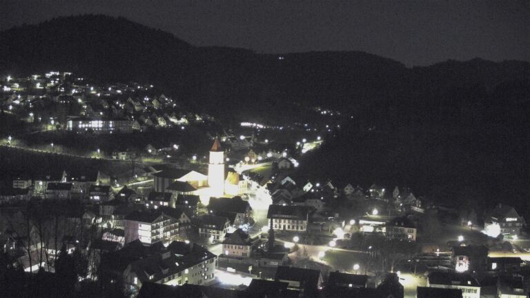 Dieses Bild zeigt eine Webcam-Aufnahme von Ottenhöfen, aufgenommen am Dienstag, den 24.03.2026 um 19:50 Uhr