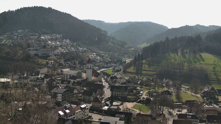 Dieses Bild zeigt eine Webcam-Aufnahme von Ottenhöfen, aufgenommen am Mittwoch, den 04.03.2026 um 12:10 Uhr