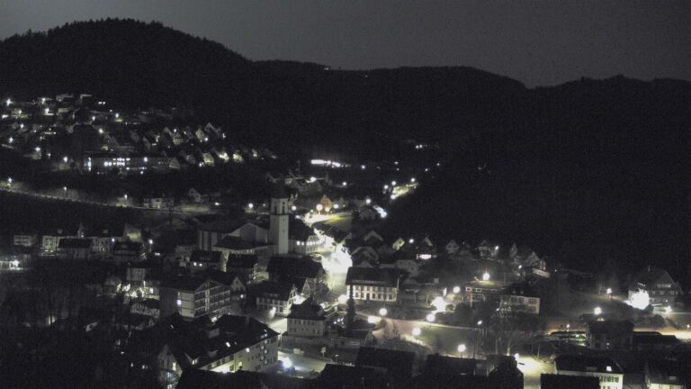 Dieses Bild zeigt eine Webcam-Aufnahme von Ottenhöfen, aufgenommen am Samstag, den 07.03.2026 um 00:00 Uhr