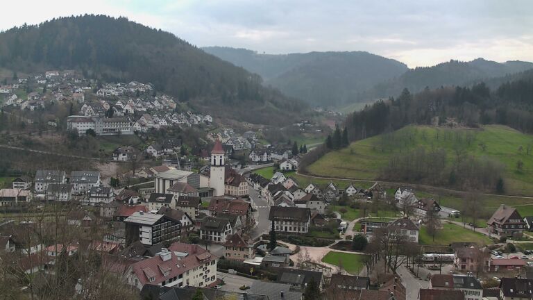 Dieses Bild zeigt eine Webcam-Aufnahme von Ottenhöfen, aufgenommen am Montag, den 23.03.2026 um 10:50 Uhr