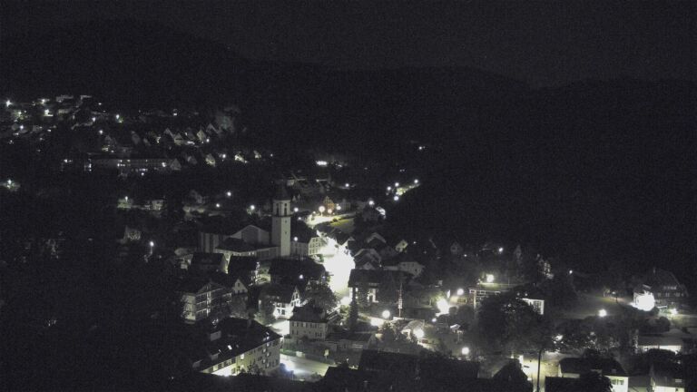 Dieses Bild zeigt eine Webcam-Aufnahme von Ottenhöfen, aufgenommen am Freitag, den 19.06.2026 um 00:00 Uhr